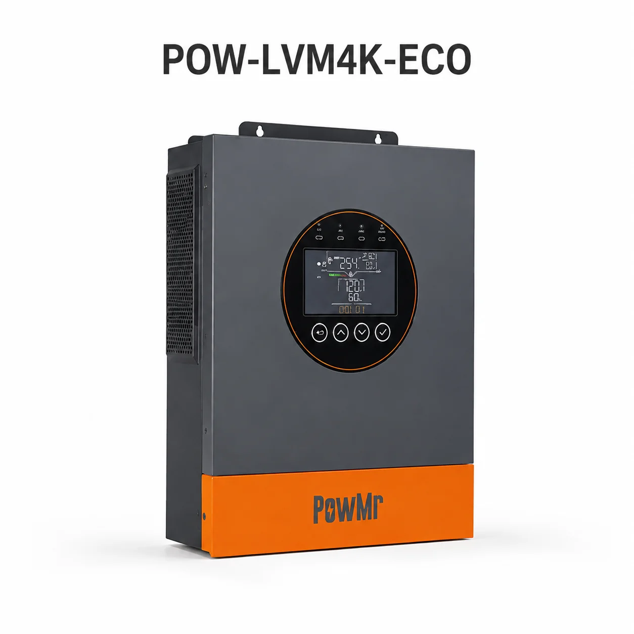 PowMr 4000W Hybrid Solar Inverter 24V 110V Off Grid Inverter Work Without Battery with MPPT 100A Solar Battery Charger Built in WF