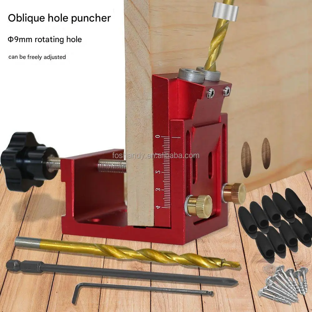 الصناعية الصف لتقوم بها بنفسك النجارة عدة الحفر بزاوية ثقب الموضع محرك محول دليل دليل راوتر تركيب أداة المشبك OEM ODM