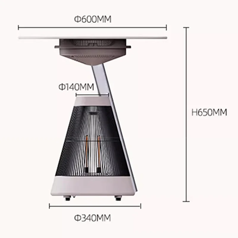 New style heater Winter household stove for making tea and roasting fire Electric heating table artifact energy saving