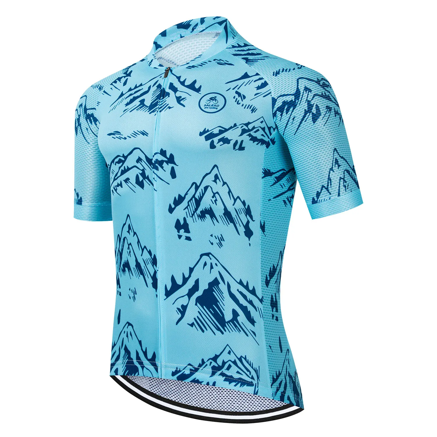 

Salexo 2023 Cycling Jerseys Summer Bicycle Clothing Breathable Mountain Cycling Clothes Shirts Ropa Ciclismo Verano Triathlon