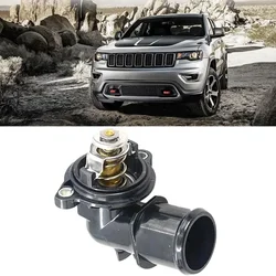 1pcs ABS+Metal Thermostat 68253514 68253514AA For Grand Cherokee WK 3.0TD CRD 2011-2018 OEM: 68253514 68253514AA