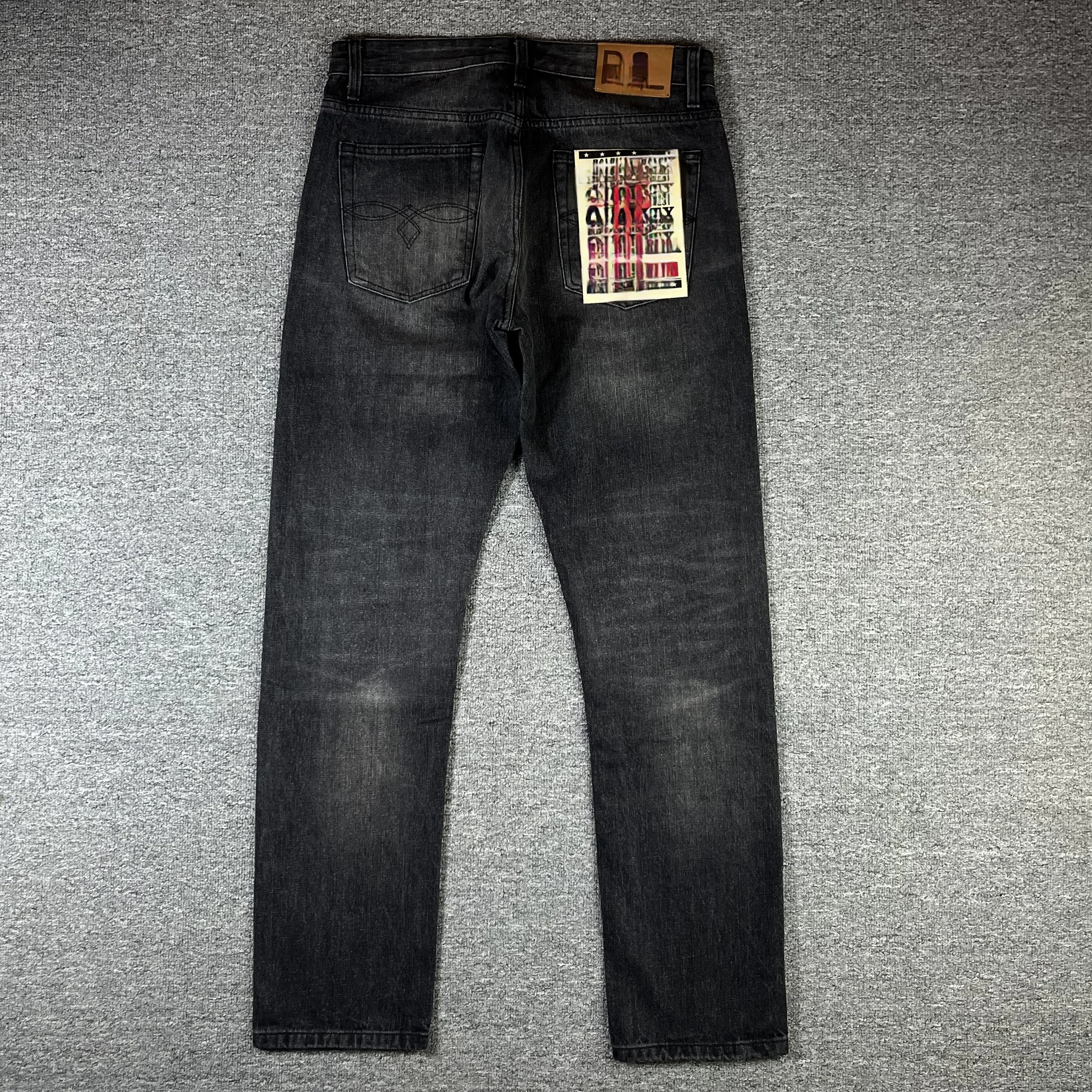 

Classic Slim Straight Men's Cotton Denim Jeans Vintage Waed Retro Sle Casual Comfortable Breathable Autumn Season Jeans