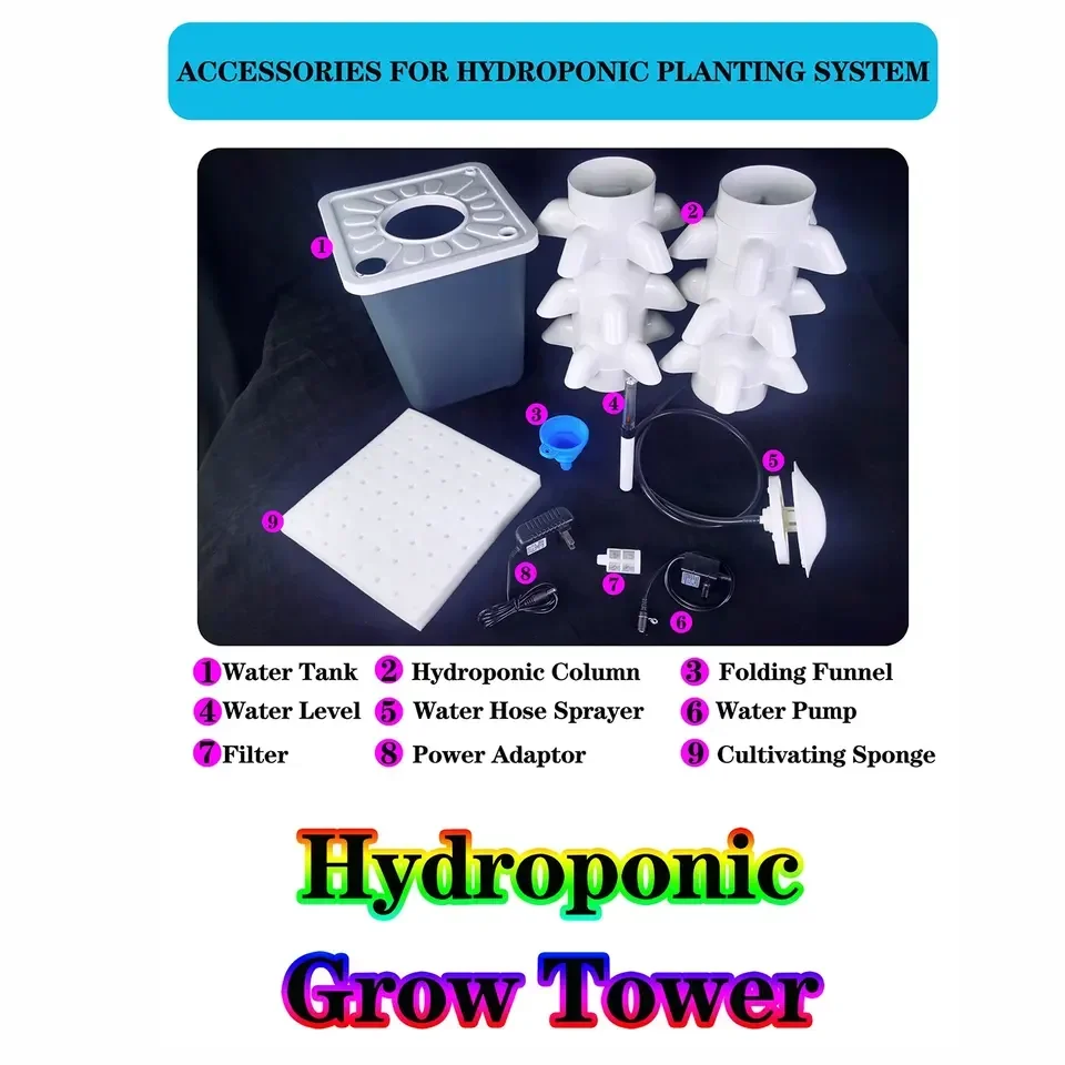 Vertical Hydroponic Growing System Planting Tower Hydroponic Box