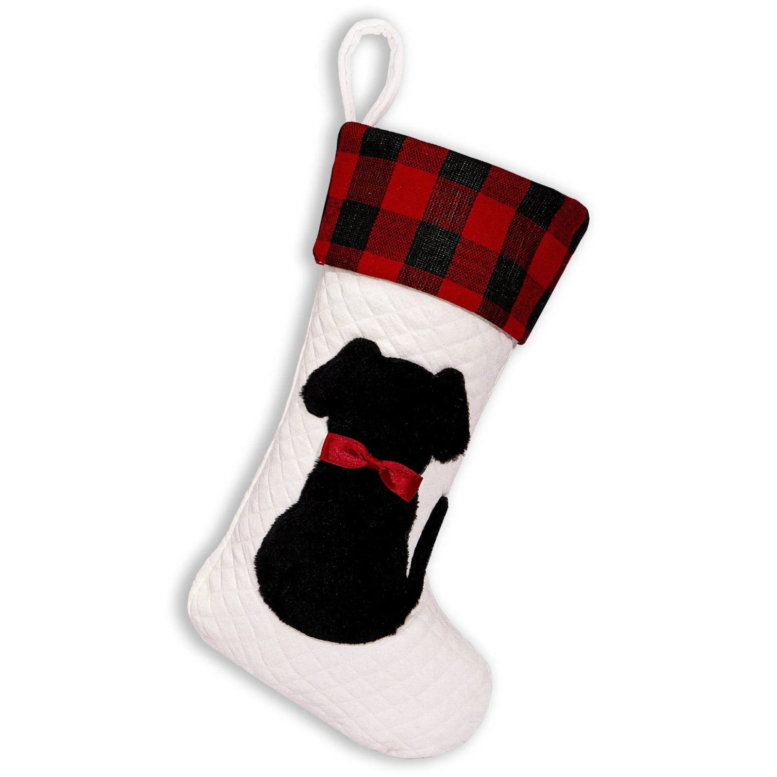 

Pet Christmas Socks Red Black Checkered Dog Cat Christmas Gift Bag Christmas Tree Pendant Holiday Atmosphere Gift Bag