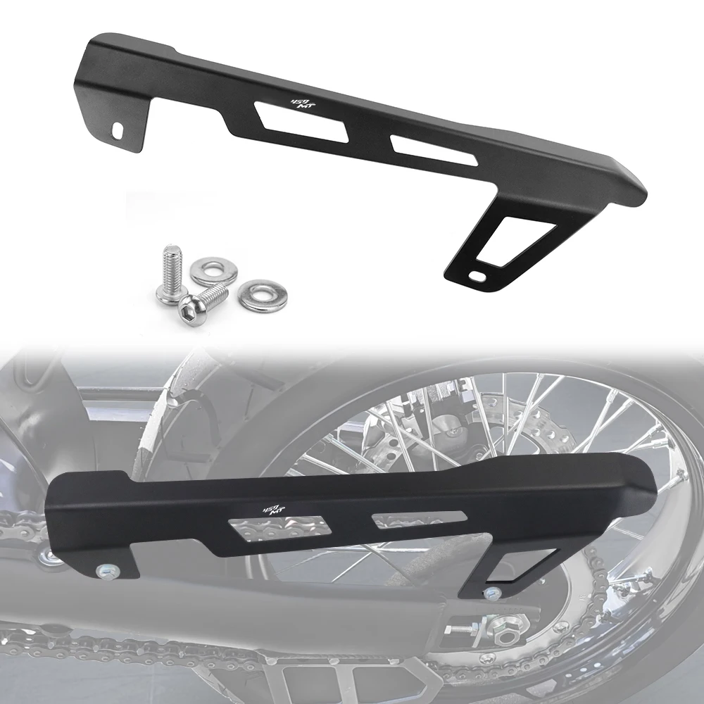 

Motorcycle Rear Wheel Chain Guard Cover For CFMOTO 450MT MT450 IBEX 450 2024-2025 Aluminum Guard Protection Sprocket Protector