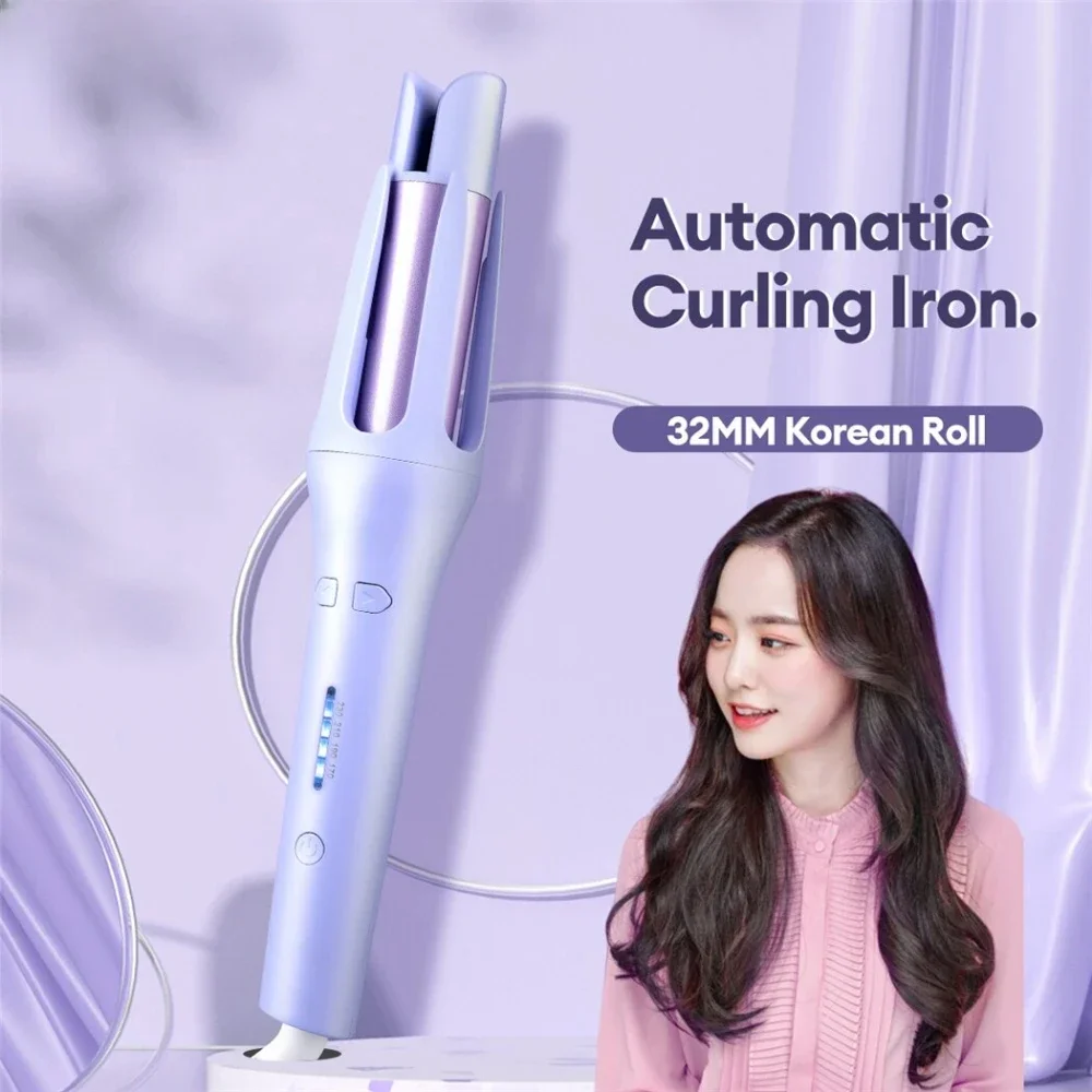 Automatic Hair Curler 32MM Auto Rotating Ceramic Hair Roller Professional Curling Iron Curling Wand Hair Waver