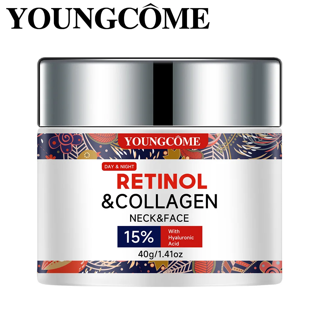 YOUNGCOME Face Skin Care Cream Collagen Retinol Anti-Wrinkle Acne Treatment Moisturizing Shrink Pores Whitening Dark Spots Cream
