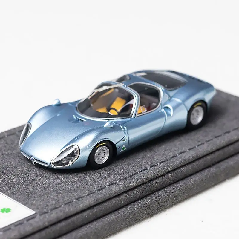 

DMH масштаб 1:64 Alfa Romeo Tipo33 Stradale, индивидуальный ограниченный выпуск, суперкар, модель автомобиля из смолы, Коллекционная игрушка, подарок, сувенирный дисплей