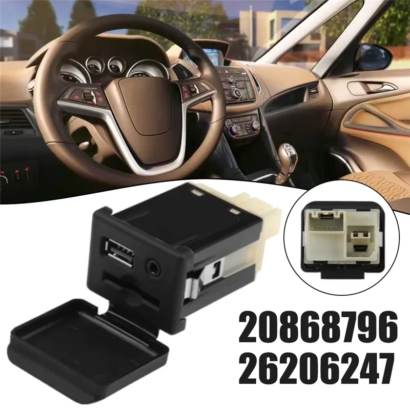 

AB16-AUX Audio Socket For Buick Aux USB Interface Car Auxiliary USB Socket 20868796 26206247 Aux USB Port