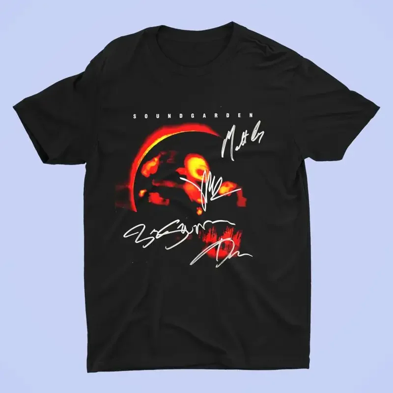 Soundgarden Signature Superunknown Album T Shirt Black Size S 234XL AH480