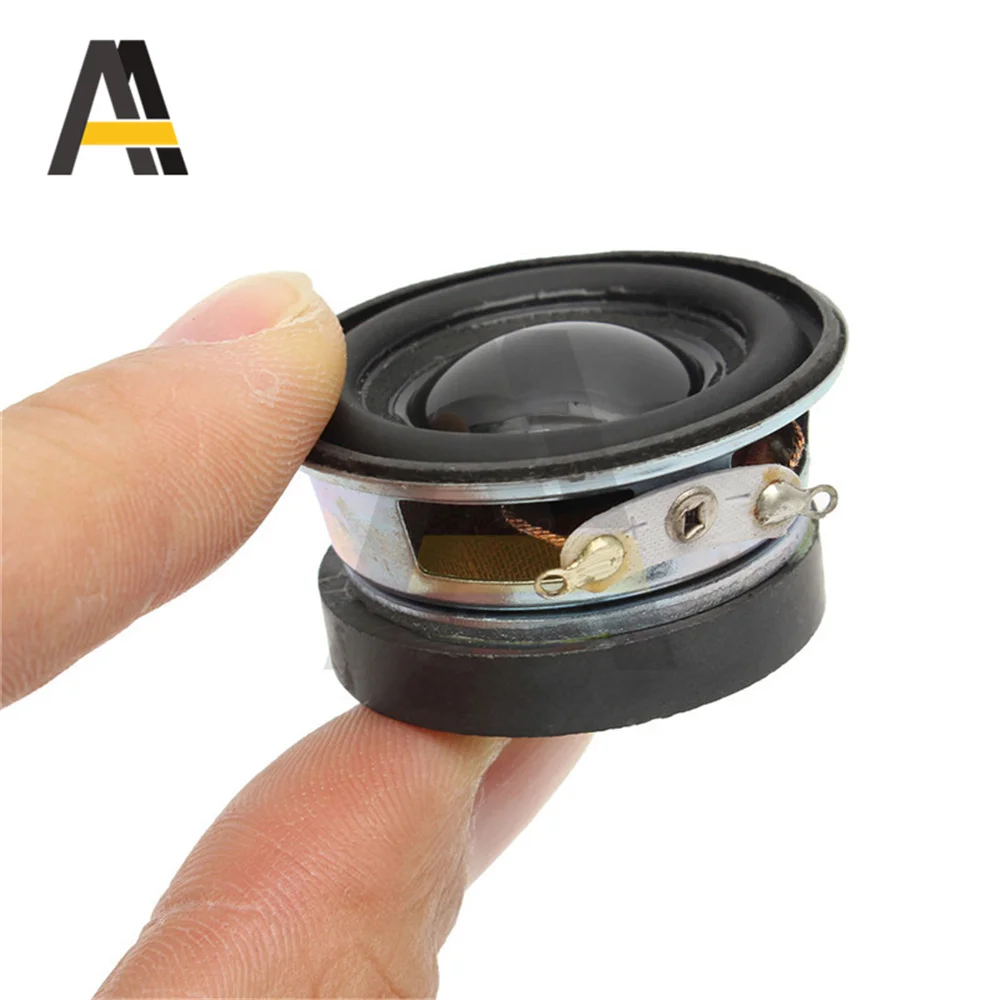 A lot Acoustic Speaker 4 Ohm 3W 40MM Speaker 36MM External Magnetic Black Hat PU Edge Acoustic Components