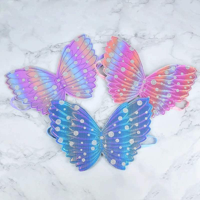 

Rainbow Fairy Angel Wings Rainbow Unicornio Headband Wedding Birthday Party Decor Gifts Prom Performance Cosplay Costume Props