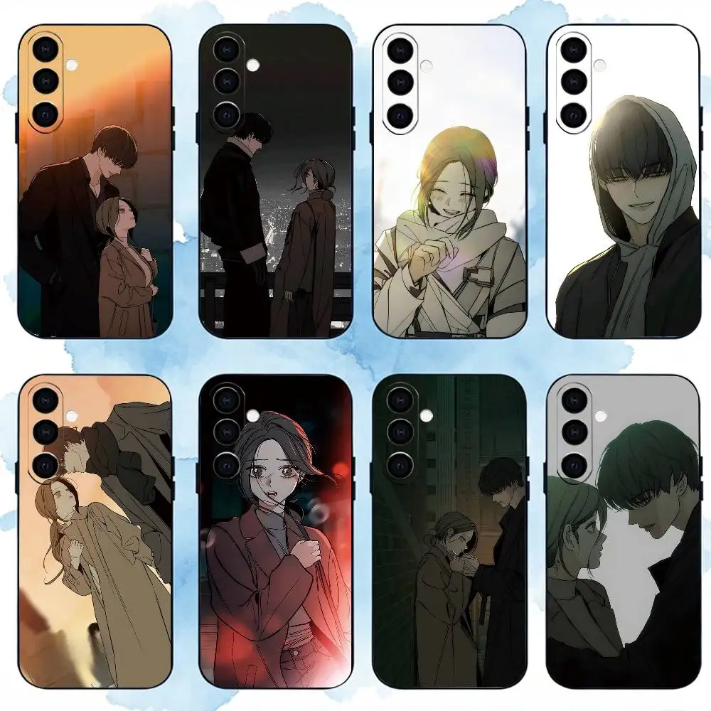 T-Tears on a Withered Flower Phone Case For Samsung Galaxy A73,A72,A71,A70,A53,A52,A51,Soft Silicone Black Cover
