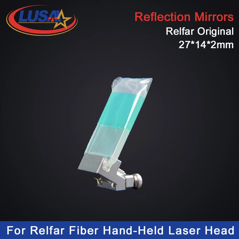 Imagem -04 - Lusai Relfar Laser Reflexão Espelhos Lente Refletiva 27x14x2 mm Fwh20-s10b Fwh30-pgs10c Laser Soldagem Gun Original