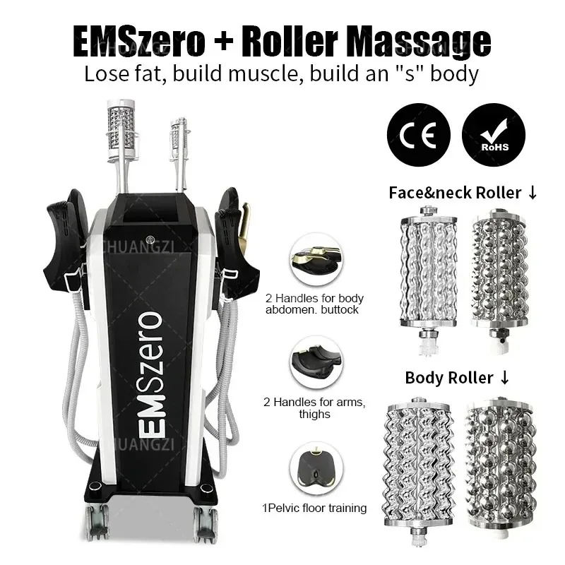 EMS Body Slimming Machine with Muscle Improvement Stimulation for Fat Burning And Weight Loss - Distance Control Carving Feature