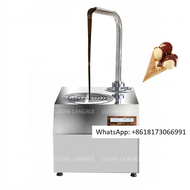 Hot selling fully automatic white chocolate warming machine, chocolate covering machine, chocolate melting machine