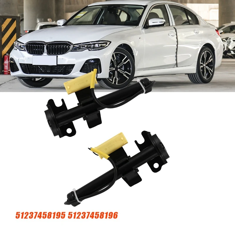 

1Pair Car Front Bonnet Hinge Sensor 51237458195 51237458196 For BMW 3 Series G20 G28 2018-2022 Active Bonnet Actuator Parts