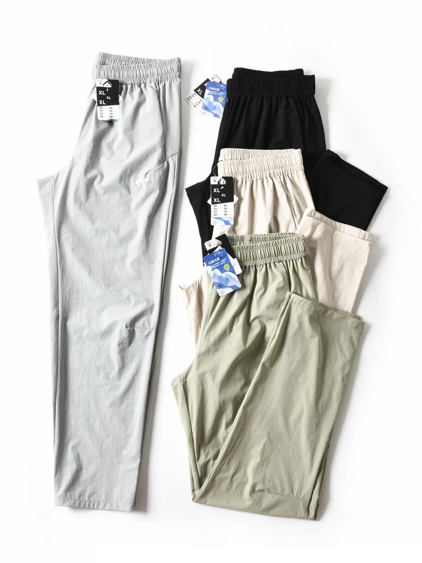 

Новые американские уличные легкие дышащие свободные повседневные брюки с прямыми штанинами, мужские летние цветные спортивные брюки...