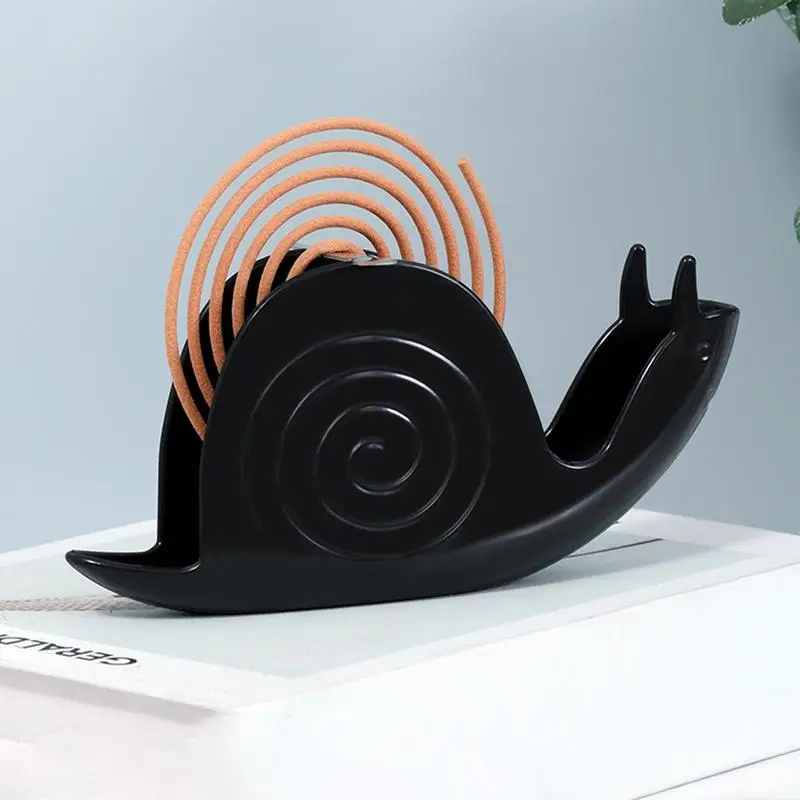 Snails shaped Mosquito Coil Holder Fireproof Incense Holder Rack For Home Coil Vertical Stand Support Base For Living Room