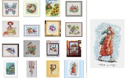 Unprinting DIY Cross Stitch Embroidery,DIY 14CT Unprinted Arts Cross stitch kits Set Cross-Stitching Home Decor