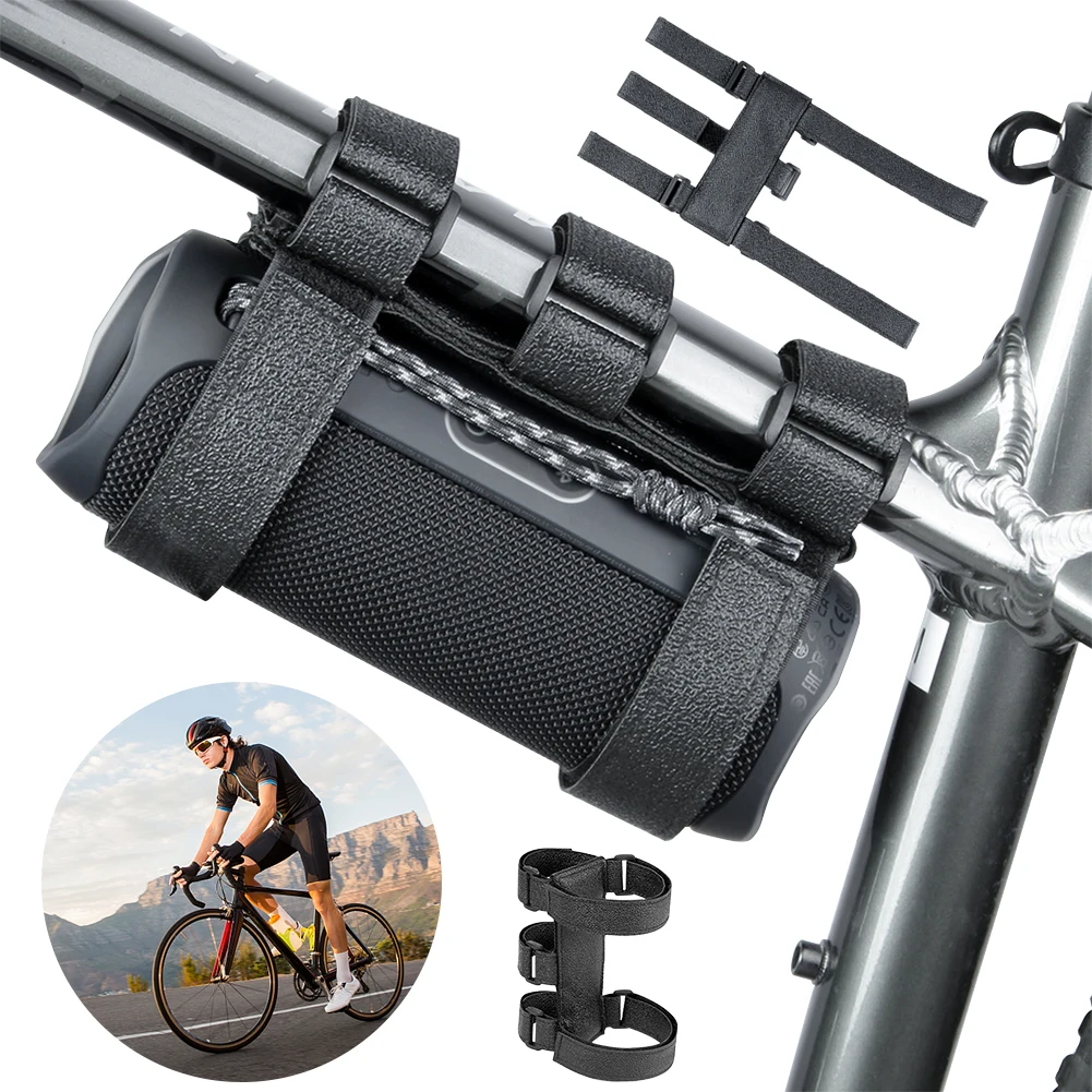 

Speaker Holder Strap Adjustable Water Bottles Holder Anti Slip Wireless Speaker Strap Multifunction Cycling Accessories