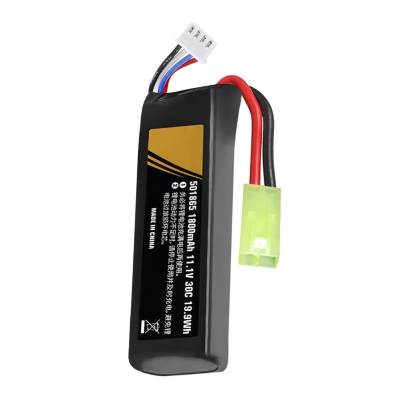 Ulepszona bateria LiPo Airsofts 3S 11.1V 1800mAh 501865 do zabawek elektrycznych Airsofts Drop Shipping