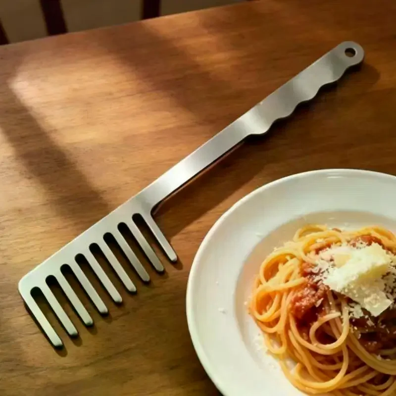 The Pasta Fork,Kitchen Fork, Pasta Tool, Spoon, Pasta Scoop Fork, Convenient Pasta Tool