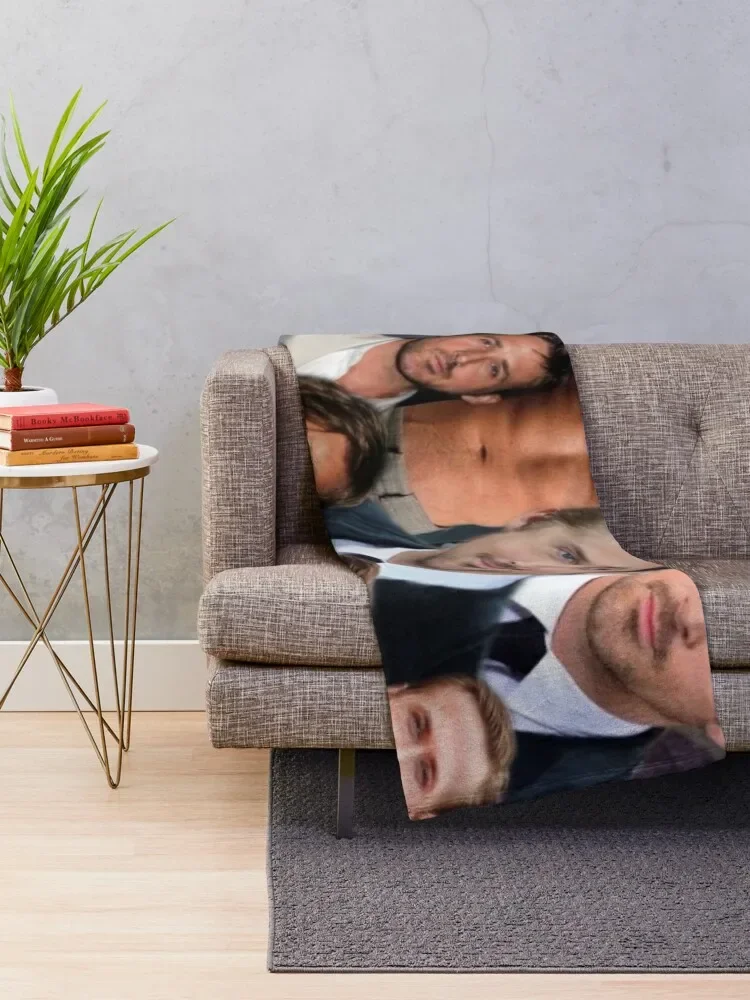 ryan gosling photo collage Throw Blanket Baby For Baby Decorative Sofas Summer Blankets