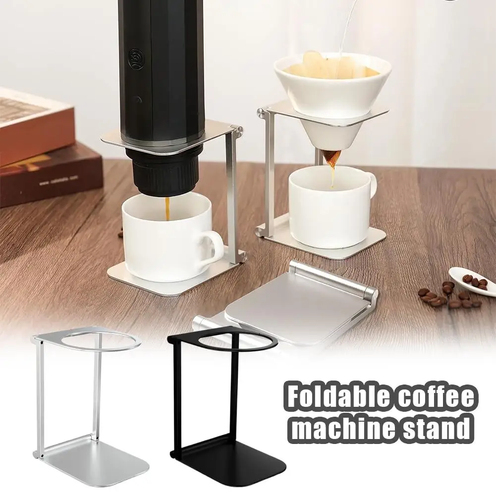 

Foldable Coffee Drip Holder Aluminum Alloy Support Stand Effortless Setup Portable Espresso Coffee Machine Accessories