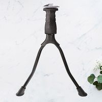 Foldable Double Leg Holder Bike Kickstand Parking Rack Mountain Bike Support Adjustable Bracket Length Aluminum Alloy Cycling