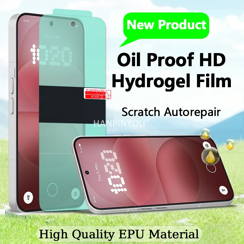 

Маслостойкая гидрогелевая пленка для Nothing Phone 4a 3a Pro 2a Plus 3 Cmf2 Pro 3a Lite, гидрофобная мягкая защитная пленка EPU для экрана