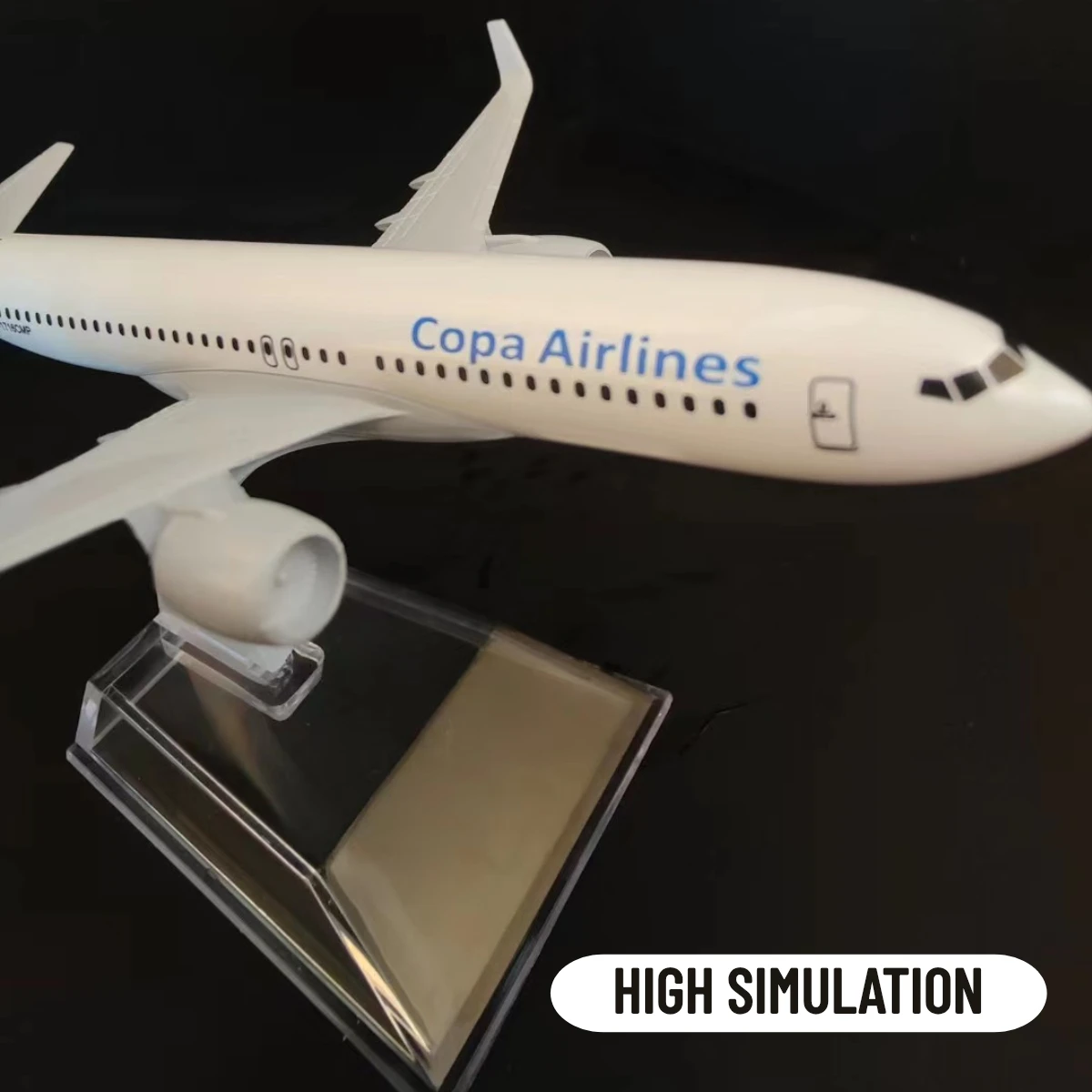 Scale 1:400 Metal Airplane Replica Panama Copa B737 Latin Airlines Boeing Aircraft Model Aviation Collectible Diecast Miniature