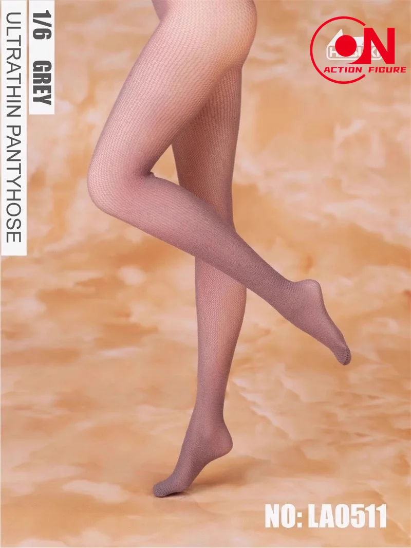 HASUKI LA05 1/6 Scale Female Ultrathin Seamless Straight Tube Pantyhose Stockings Model Fit 12'' Soldier Action Figure Body Doll