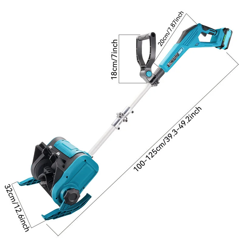 Customizable Home Use Cordless Electric Snow Shovel Battery Operated  Plow Efficient Snow Removal Machines