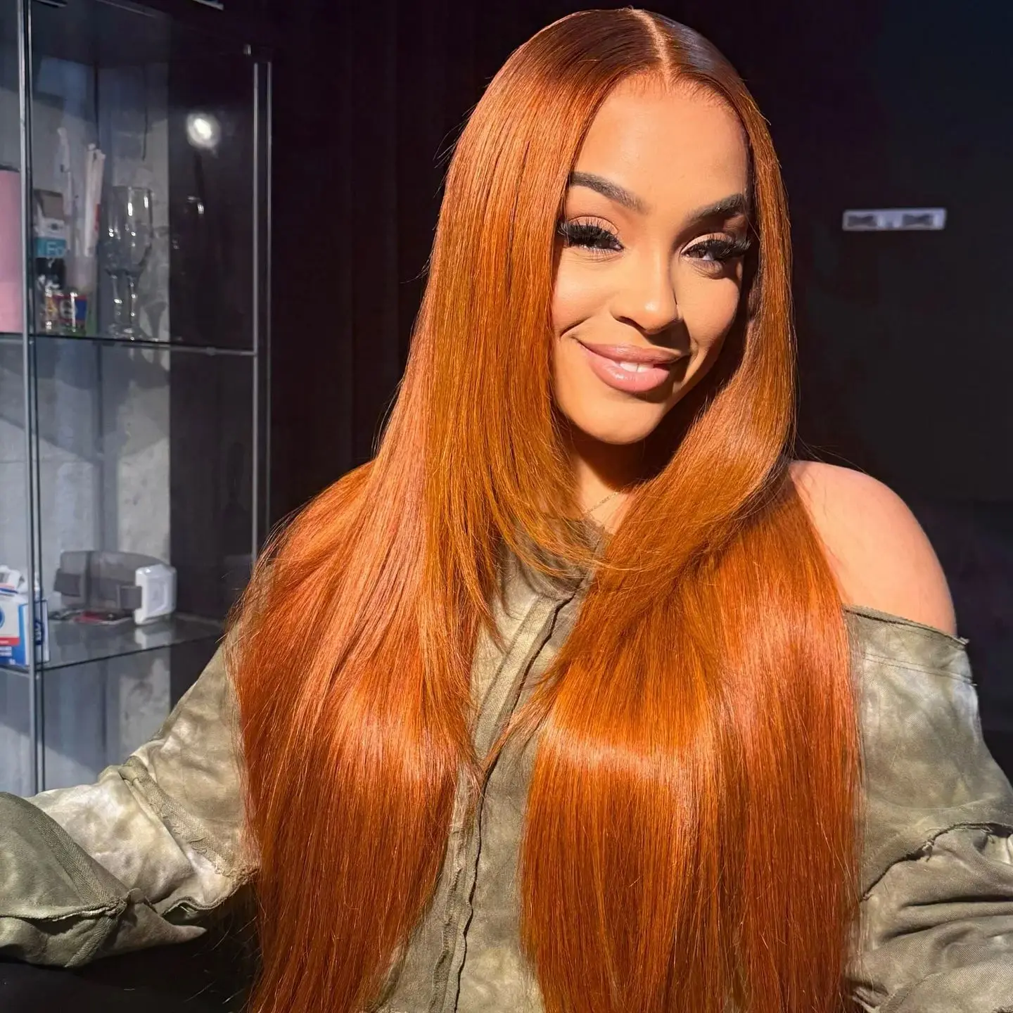 

30 36 Inch Bone Straight Ginger Colored 13x6 Lace Front Human Hair Wigs High Density 13x4 Lace Frontal Wig Brazilian Wig Women