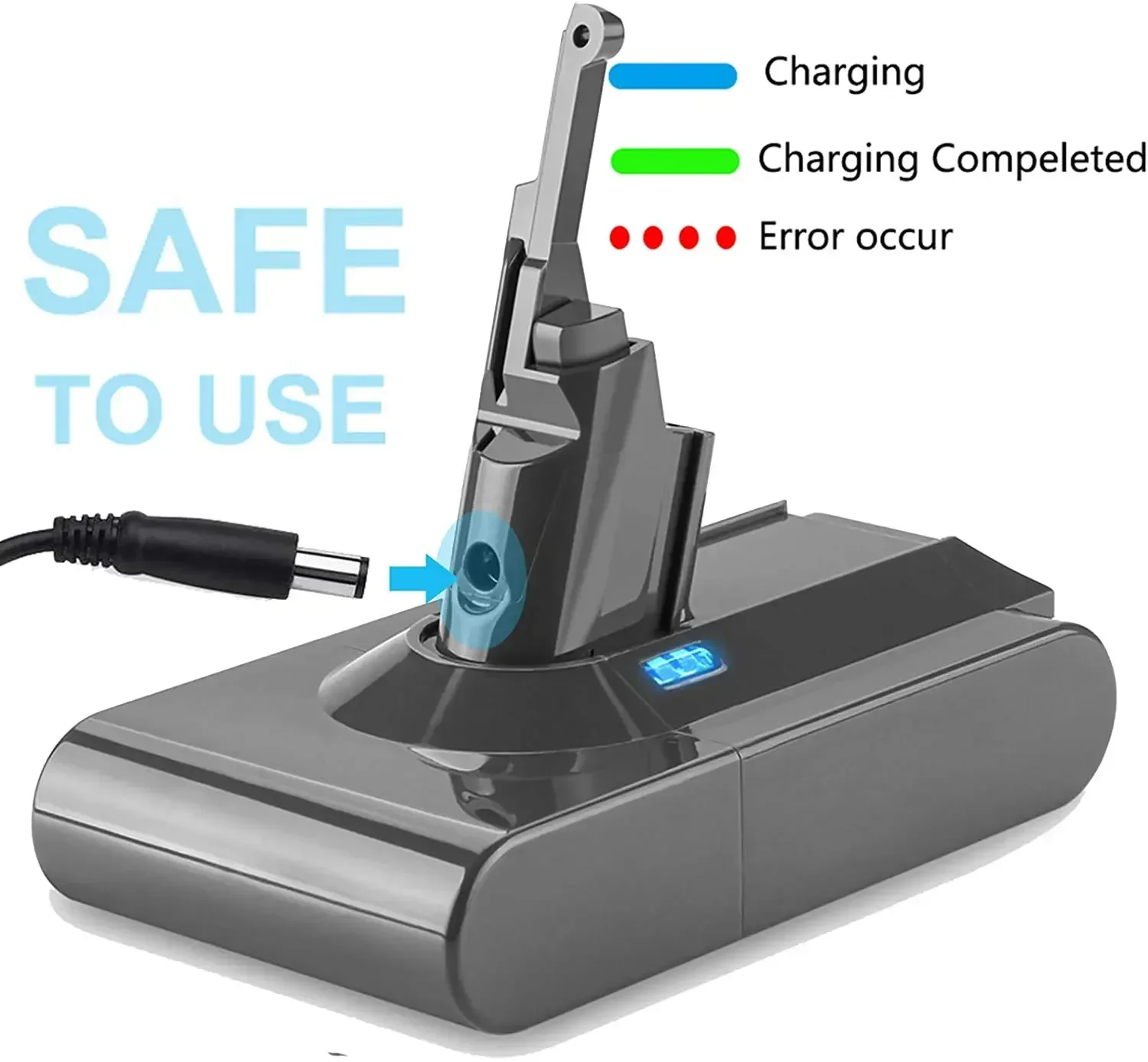 Für Dyson V8 68000mAh 21,6 V Batterie-tool power Batterie V8 serie, v8 Flauschigen Li-Ion SV10 Staubsauger Akku L70