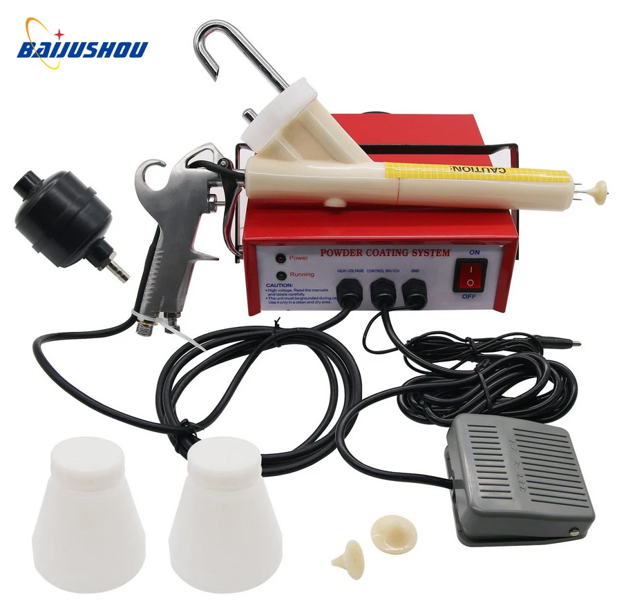

PT-03 110V/220V Portable Powder Coating System Paint Gun Coat Electrostatic Spraying Machine 2 stage Adjustable