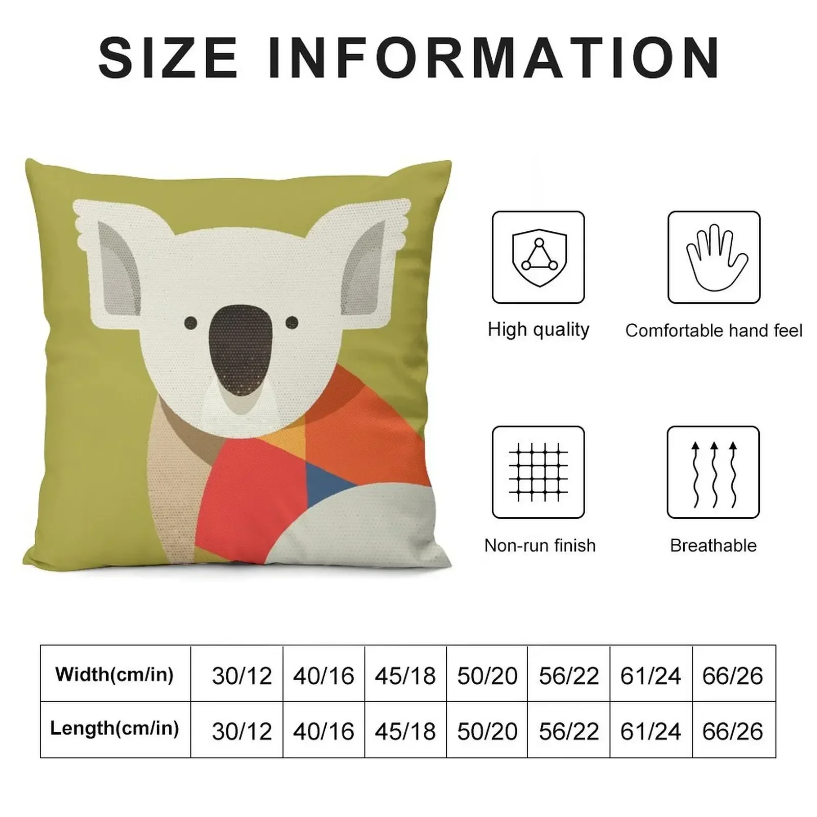 Hello Koala Throw Pillow Sofa Decorative Covers Sofa Cushions Covers Ornamental Pillow Cushions Cover pillow