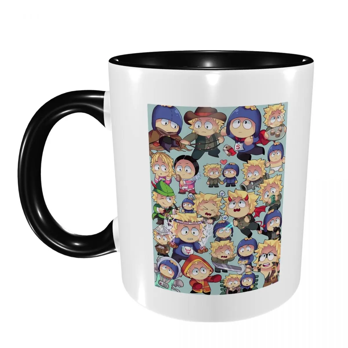South Park- Tweek X Craig Collage Mug Funny Ceramic Coffee Cups Tea Mugs Milk Cup Drinkware Gift for Friends