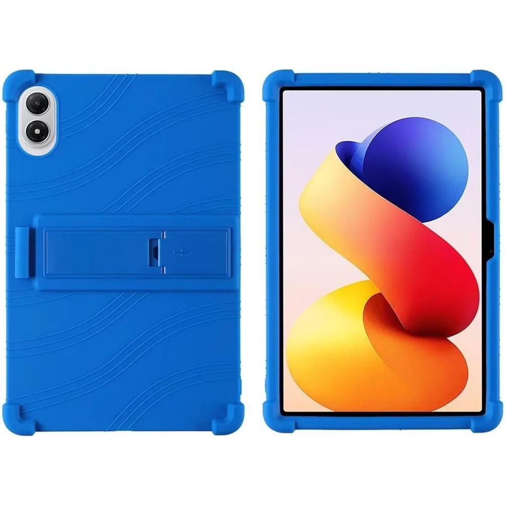 

Защитный чехол для Xiaomi Poco Pad M1 12,1 дюйма, противоударный силиконовый чехол с усиленными углами, регулируемая подставка