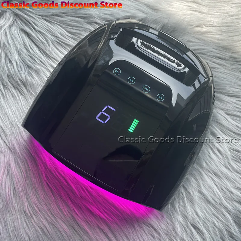 2026 جديد قابلة للشحن مسمار مصباح اللاسلكي هلام البولندية مجفف الأشعة فوق البنفسجية ضوء للأظافر مانيكير ضوء اللاسلكية مسمار UV LED مصباح