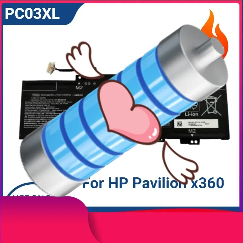 

11.55V 43.3Wh 3560mAh PC03XL Laptop Battery for HP Pavilion x360 15-er0125od 4-dw0021na PC03043XL HSTNN-OB1W TPN-DB0E