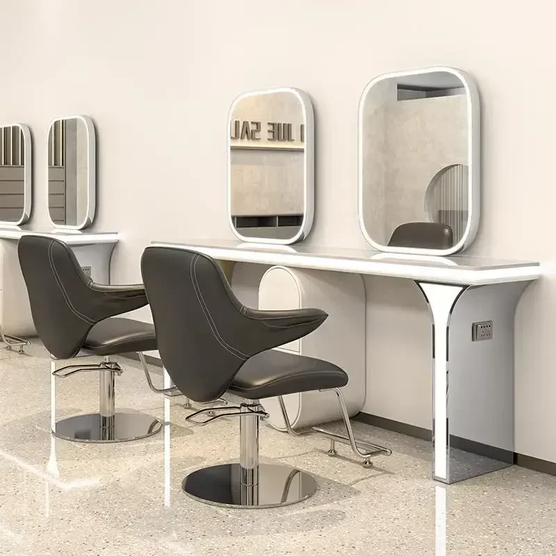Internet celebrity trendy store hair cutting hair mirror table hair salon special barber shop mirror table per