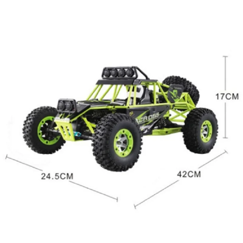 Wltoys 12428 1/12 RC Car 2.4G 4WD Electric Brushed Racing Crawler RTR 50km/h High Speed RC Off-road Car Remote Control Car Toys