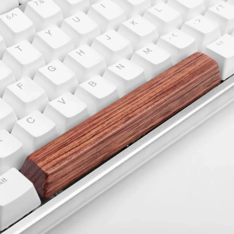 Black Walnut Spacebar Keycaps Custom Solid Wood 6.25U Spacebar Pear Wood OEM Profile Wooden Keycaps Satellite Switches Spacebar