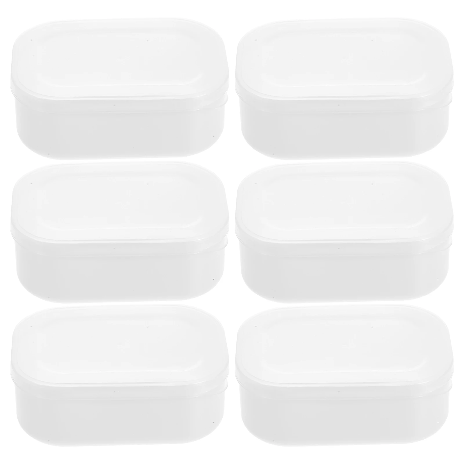 

6Pcs Freezer Storage Boxes PP Material Food Organizer Container for Vegetables Fruits Rice Snacks Portable Lunch Box Compact