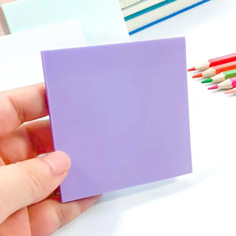 Transparent Sticky Notes Self Stick Transparent Notes Paper 400 Sheets Reusable Translucent Memo Pad 3 X 3 Inch -50 Sheets Per