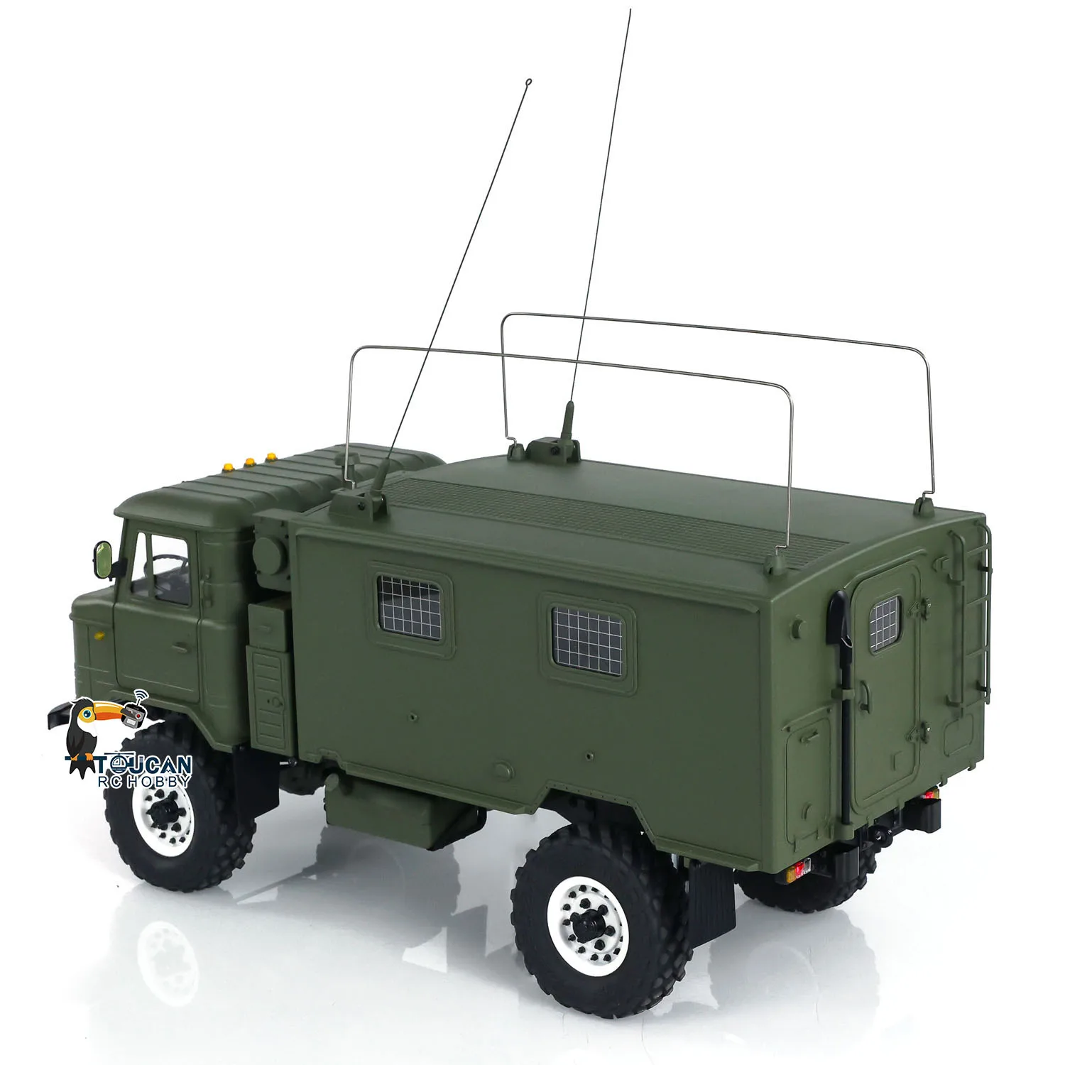 Супер предложение 1/10 CROSS RC GC4M RTR Военный командный грузовик со световым звуком и дымом RC Автомобиль для продвинутых игроков THZH1986-SMT8
