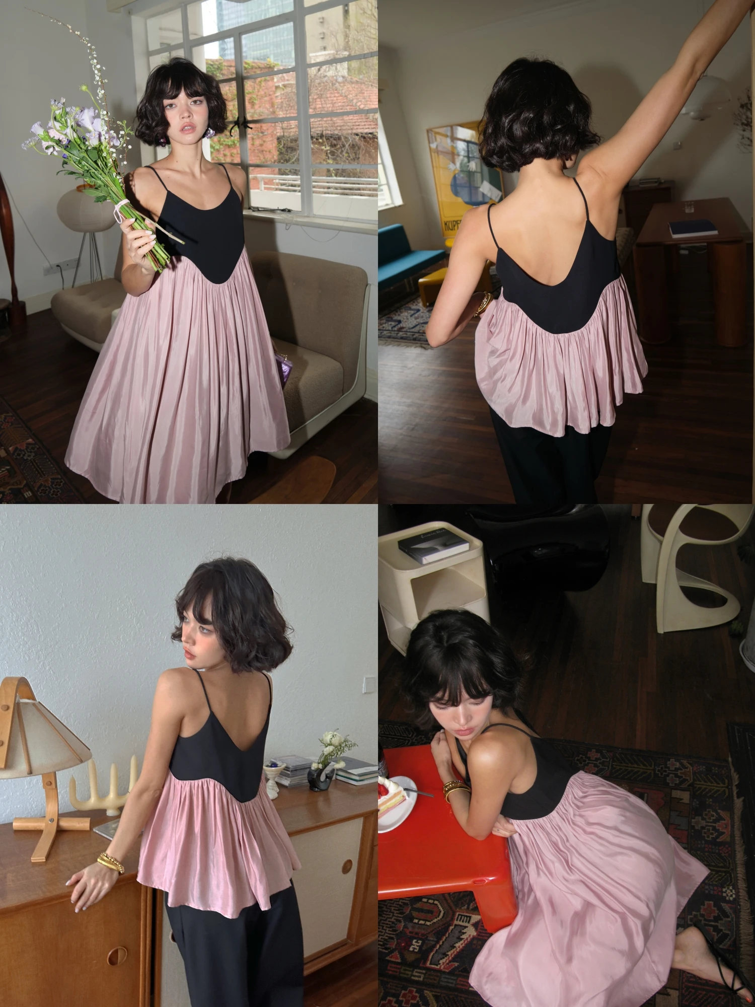 

Betchow матовый медный амиачный шелк ter Dr, двухцветный модный универсальный женский жилет миди Dr для поездок на работу