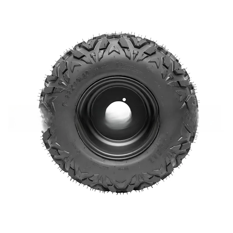 

Kart accessories, ATV 22X10-10 inch A-shaped off-road tires with iron wheels 23x7-10 wheels